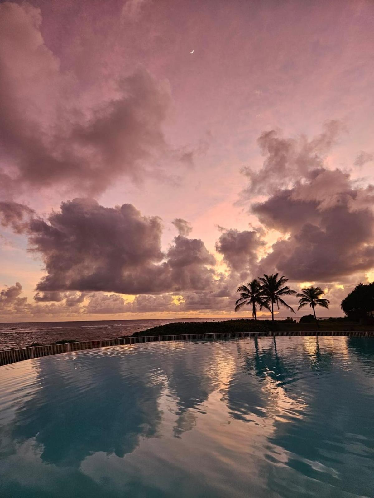 Guadeloupe- Saint-Francois- Residence Anse Des Rochers - Appartement Quart De Villa Etage - Vue Mer- 4 Personnes - Lit Bebe Sur Demande - Citerne Et Wifi Prives -Animaux Ok-Acces Plage Direct -Apnee Bien-Etre Experience Sur Demande Avec Instructeur A Exteriér fotografie