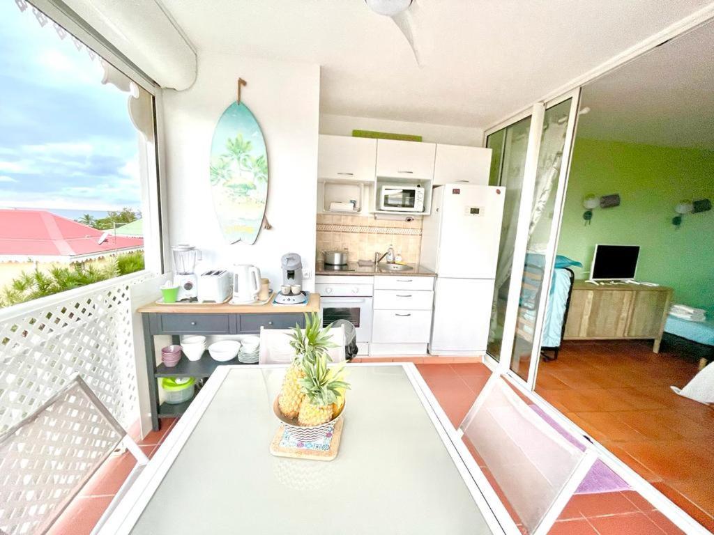 Guadeloupe- Saint-Francois- Residence Anse Des Rochers - Appartement Quart De Villa Etage - Vue Mer- 4 Personnes - Lit Bebe Sur Demande - Citerne Et Wifi Prives -Animaux Ok-Acces Plage Direct -Apnee Bien-Etre Experience Sur Demande Avec Instructeur A Exteriér fotografie